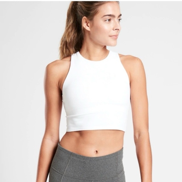Athleta A-C Conscious Crop // White NWT Large - Picture 1 of 8